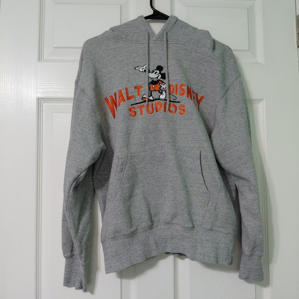 Disney 100 Celebration Walt Disney Studios Hoodie Logo Embroidered Mens Size S